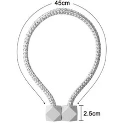 Fermatende Magnetiche In 2 Pezzi Per Tende, Pratiche Fascette Per Tende, Staffa Di Fissaggio Per Fascette Decorative Per Tende Da Finestra, Senza Bisogno Di Attrezzi --- 2pz Fibbia Magnetica Per Tende 11 Fermatende Magnetiche In 2 Pezzi Per Tende, Pratiche Fascette Per Tende, Staffa Di Fissaggio Per Fascette Decorative Per Tende Da Finestra, Senza Bisogno Di Attrezzi --- 2pz Fibbia Magnetica Per Tende -Vendite ATMOSPHERA || None || Maxwell & Williams 35577714 5