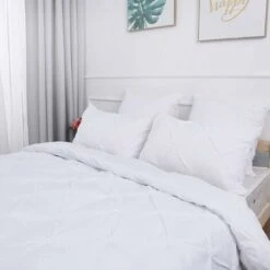 SOEKAVIA Completo Letto 2 Pezzi Con Copripiumino Plissettato Per Soggiorno E Hotel Collezione White 135x200cm -Vendite ATMOSPHERA || None || Maxwell & Williams 35820993 3