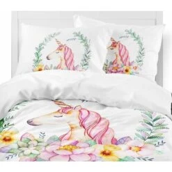 SOEKAVIA Copripiumino Unicorno, Set Copripiumino Per Lettino Junior + Set Federa - Resistente All'umidità, Ipoallergenico-B -Vendite ATMOSPHERA || None || Maxwell & Williams 35905182 4