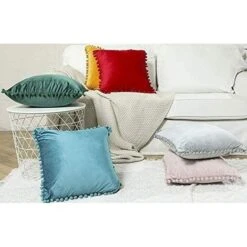 SOEKAVIA Fodera Per Cuscino In Velluto Da 2 Pezzi Fodera Per Cuscino Decorativo Super Morbida Fodera Per Cuscino In Palla Di Pelo Di Colore Puro Per La Casa Soggiorno Camera Da Letto Per Divano Fodera Per Cuscino (verde Scuro) -Vendite ATMOSPHERA || None || Maxwell & Williams 35906086 3