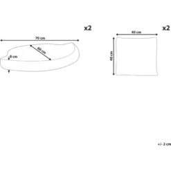 Set Di Federe Impermeabili Grigie Per Cuscini Per Set Da Giardino Minimalista Capri -Vendite ATMOSPHERA || None || Maxwell & Williams 36322523 3