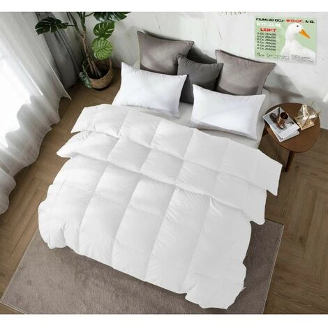 PIUMINO OCA Stream ESTIVO Leggero 150 GR. 80% PIUMA OCA 20% PIUMINO OCA Bianco SINGOLO 1 PIAZZA CM. 155X200 4 PIUMINO OCA Stream ESTIVO Leggero 150 GR. 80% PIUMA OCA 20% PIUMINO OCA Bianco SINGOLO 1 PIAZZA CM. 155X200 - immagine 2