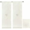 Tende Finestre Porta Interno Cuore Tessuto Semitrasparente Bianco Coppia 2 Pz - 60x150 Cm -Vendite ATMOSPHERA || None || Maxwell & Williams 38235966 1