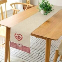 Tovaglia Cucina Runner Centrotavola Shabby Chic Quadretti Rossi - 40x135 Cm -Vendite ATMOSPHERA || None || Maxwell & Williams 40003180 2