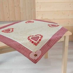 Tovaglia Cucina Runner Centrotavola Shabby Chic Quadretti Rossi - 40x135 Cm -Vendite ATMOSPHERA || None || Maxwell & Williams 40003180 4