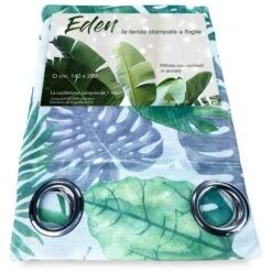 TENDA Moderna FOGLIE VERDI Floreale LEAF Cm. 140X280 Confezionata -Vendite ATMOSPHERA || None || Maxwell & Williams 40610382 4