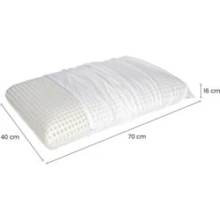 Talamo Italia Set Di 2 Cuscini Per Letto, 100% Made In Italy, Guanciale Sfoderabile A Saponetta In Memory Foam Forato, Anallergico E Traspirante, 70x40xh16 Cm, Con Imballo Rinforzato -Vendite ATMOSPHERA || None || Maxwell & Williams 41214226 3