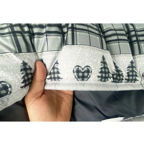 TRAPUNTA FIOCCO © COASSOLO Grigio TIROLESE Invernale Made In Italy 1 PIAZZA 7 TRAPUNTA FIOCCO © COASSOLO Grigio TIROLESE Invernale Made In Italy 1 PIAZZA - immagine 5