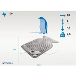 Cuscinetto Riscaldante Elettrico 100W Grigio 63x42 PURLINE WARMER PAD BACK