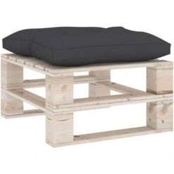 Nova Cuscino Per Pavimento E Pallet Set 2 Pz Con Spessa Imbottitura Vari Colori Colore : Antracite