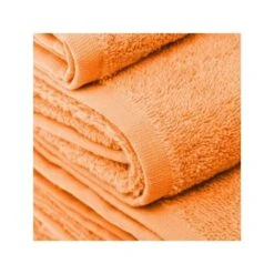 ASCIUGAMANO ARANCIONE 100 % COTONE 30 X 50 CM
