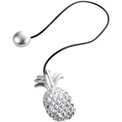 CALAMITA FERMATENDA L 42 X 4.5X 8.5 CM RESINA LEWIS Colore Argento