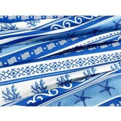 TENDINA Vetro MODERNA Larga 45 O 60 O 80 GRECIA BLU Made In Italy 1 Telo Cm. 45x150 -Vendite ATMOSPHERA || None || Maxwell & Williams 45411309 5