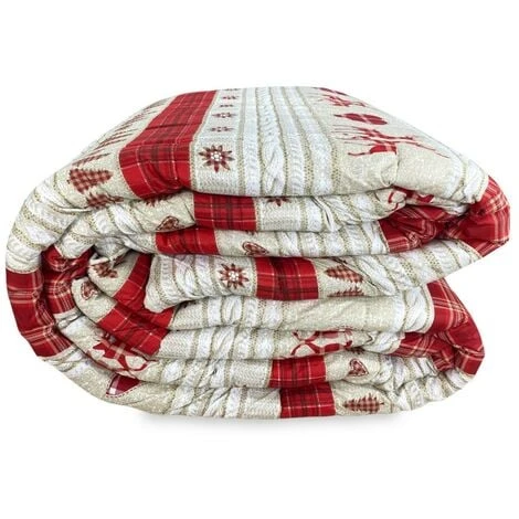 TRAPUNTA FIOCCO © COASSOLO Rosso TIROLESE Invernale Made In Italy 1 PIAZZA 5 TRAPUNTA FIOCCO © COASSOLO Rosso TIROLESE Invernale Made In Italy 1 PIAZZA - immagine 3