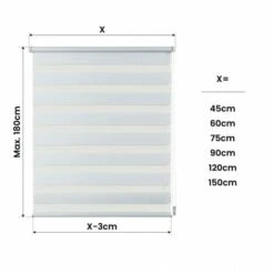 Tenda A Rullo Notte E Giorno EasyFix, Fissaggio A Clip Senza Viti, Bianco, 45 X 180cm -Vendite ATMOSPHERA || None || Maxwell & Williams 45795911 3