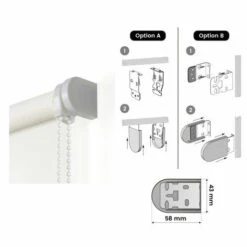 Tenda A Rullo Filtrante Per Finestre E Porte, Bianco, 180 X 250cm -Vendite ATMOSPHERA || None || Maxwell & Williams 45797185 4