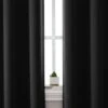 2 Tende Oscuranti Tenda Termica Tenda Tenda Opaca Tenda Oscurante Nera 140 240 Cm
