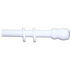 BASTONE A STRAPPO D. MM.35 BIANCO CM.180