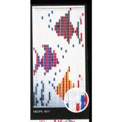 TENDA A PIASTRINA CM.125X240 DIS.6017 PESCI