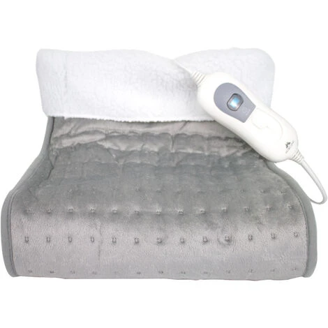 Scaldapiedi Elettrico Lana E Pile 30x30x24 Cm Grigio Mobiclinic 4 Scaldapiedi Elettrico Lana E Pile 30x30x24 Cm Grigio Mobiclinic - immagine 2