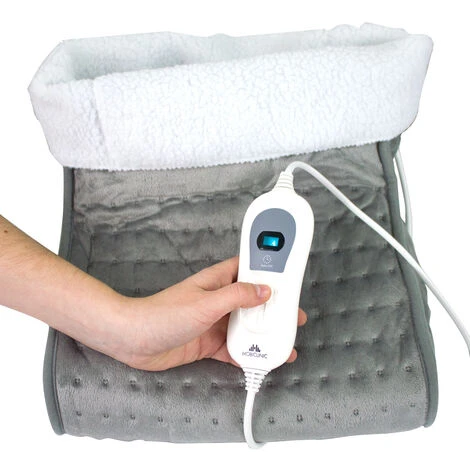 Scaldapiedi Elettrico Lana E Pile 30x30x24 Cm Grigio Mobiclinic 5 Scaldapiedi Elettrico Lana E Pile 30x30x24 Cm Grigio Mobiclinic - immagine 3