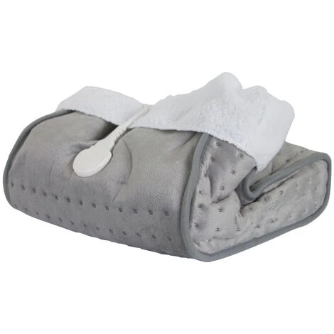 Scaldapiedi Elettrico Lana E Pile 30x30x24 Cm Grigio Mobiclinic 6 Scaldapiedi Elettrico Lana E Pile 30x30x24 Cm Grigio Mobiclinic - immagine 4