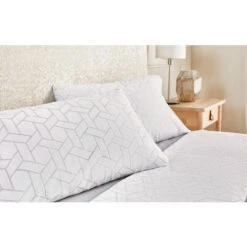 Pikolin Home Set Di Lenzuola 100% Cotone 150 Thread Count Con Stampa Geometrica 90x190/200cm Pikolin Home 90x190/200cm , Cama De 90 , Grigio -Vendite ATMOSPHERA || None || Maxwell & Williams 48051406 4