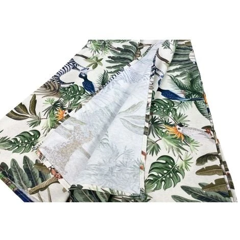 TELO ARREDO Copritutto GRAN FOULARD COPRILETTO Copridivano GIUNGLA 1 PIAZZA 6 TELO ARREDO Copritutto GRAN FOULARD COPRILETTO Copridivano GIUNGLA 1 PIAZZA - immagine 4