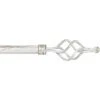 Bastone Tenda Ferro Estendibile 120-210 Asta Scorritenda Modello Vortice - Shabby Chic