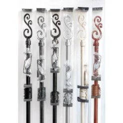 Bastone Tenda Ferro Estendibile 120-210 Asta Scorritenda Modello Spirali - Nero Oro -Vendite ATMOSPHERA || None || Maxwell & Williams 49345107 3