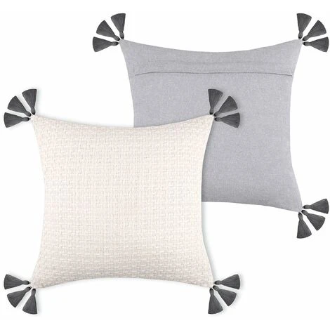 CUSCINO CLEMENCE 40X40 ECRU 4 CUSCINO CLEMENCE 40X40 ECRU - immagine 2