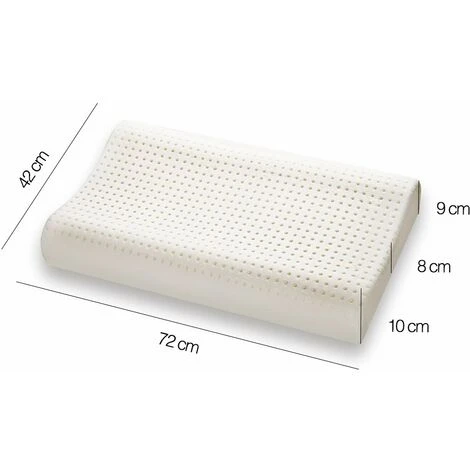 Marcapiuma - Cuscino X2 Memory Coppia Alto 10/8/9 Cm SLOW MEMORY Doppia Onda Supporto Morbido Guanciale Forato Contro Dolore Collo E Cervicali Federa 100% Cotone Sfoderabile Traspirante Made In Italy 7 Marcapiuma - Cuscino X2 Memory Coppia Alto 10/8/9 Cm SLOW MEMORY Doppia Onda Supporto Morbido Guanciale Forato Contro Dolore Collo E Cervicali Federa 100% Cotone Sfoderabile Traspirante Made In Italy - immagine 5