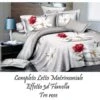 Trade Shop - Completo Da Letto In Flanella Effetto 3d Lenzuolo Con Federe Copricuscini Rose -Vendite ATMOSPHERA || None || Maxwell & Williams 5002522 1