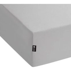 Lenzuolo Con Angoli Cotone Grigio Chiaro 140 X 200 Cm Coprimaterasso Elasticizzato Hofuf -Vendite ATMOSPHERA || None || Maxwell & Williams 50687796 4