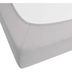 Lenzuolo Con Angoli Cotone Grigio Chiaro 140 X 200 Cm Coprimaterasso Elasticizzato Hofuf -Vendite ATMOSPHERA || None || Maxwell & Williams 50687796 5