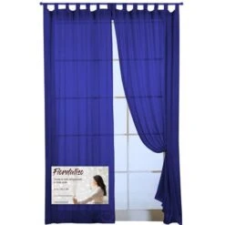 TENDA FIORDALISO In Tinta Unita BLU SCURO CM. 140X290 Confezionata -Vendite ATMOSPHERA || None || Maxwell & Williams 51166897 4