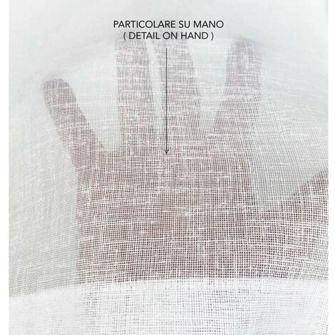 COPPIA Tendina VETRO MODERNA Larga 45 O 70 O 90 SIMPLY Bianco COPPIA (2 TELI) CM. 45x150 5 COPPIA Tendina VETRO MODERNA Larga 45 O 70 O 90 SIMPLY Bianco COPPIA (2 TELI) CM. 45x150 - immagine 3