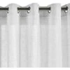 Tenda Filtrante Effetto Lino Con Occhielli O Nastro, Misura Xxl, Bianco Occhielli, 140 X 300cm