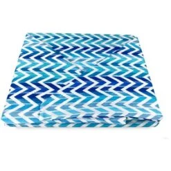 COMPLETO LENZUOLO In Morbida Microfibra ZIG ZAG Blu Matrimoniale 2 PIAZZE No Stiro -Vendite ATMOSPHERA || None || Maxwell & Williams 51926152 3