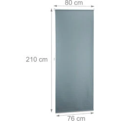 2x Tende A Rullo Oscurante, Tenda Termica, Catenella Laterale, Senza Fori, HxL 80x210, Tessuto, Grigio -Vendite ATMOSPHERA || None || Maxwell & Williams 51971304 3