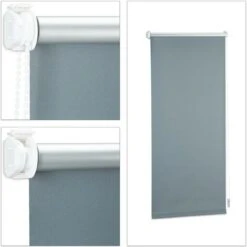 Set Da 2 Tende A Rullo Oscuranti, Tenda Termica, Catenella Laterale, Senza Fori, HxL 70x210, Tessuto, Grigio -Vendite ATMOSPHERA || None || Maxwell & Williams 51971307 5