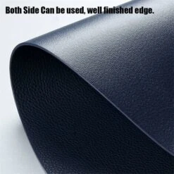 Set Di 4 Tovagliette E Sottobicchieri Ovali In Pelle PU, 38 X 45 Cm Lavabili Antiscivolo Lavabili Per Sala Da Pranzo (2 Tovagliette Blu Scuro + 2 Sottobicchieri) -Vendite ATMOSPHERA || None || Maxwell & Williams 52010075 4