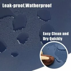 Set Di 4 Tovagliette E Sottobicchieri Ovali In Pelle PU, 38 X 45 Cm Lavabili Antiscivolo Lavabili Per Sala Da Pranzo (2 Tovagliette Blu Scuro + 2 Sottobicchieri) -Vendite ATMOSPHERA || None || Maxwell & Williams 52010075 5