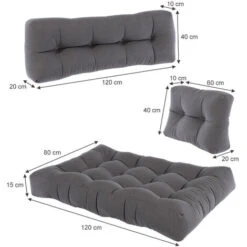 Cuscini Pallet „Classic“ Set Di 7 Grigio Vicco -Vendite ATMOSPHERA || None || Maxwell & Williams 52053304 3