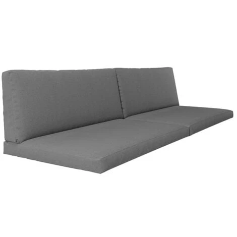 Cuscini Pallet „Modern“ Set Di 4 Grigio Vicco 3 Cuscini Pallet „Modern“ Set Di 4 Grigio Vicco