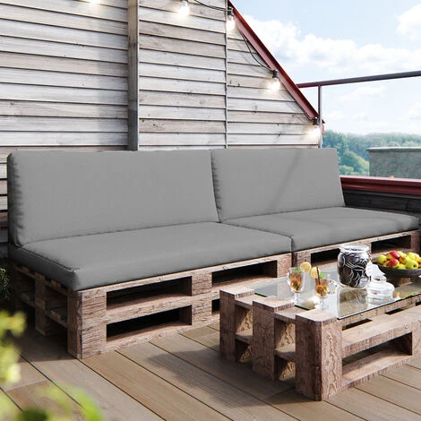 Cuscini Pallet „Modern“ Set Di 4 Grigio Vicco 7 Cuscini Pallet „Modern“ Set Di 4 Grigio Vicco - immagine 5