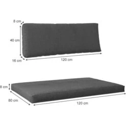 Cuscini Pallet „Modern“ Set Di 4 Antracite Vicco -Vendite ATMOSPHERA || None || Maxwell & Williams 52053306 3