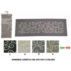 RUNNER LONETA CM.47X140 4 COLORI