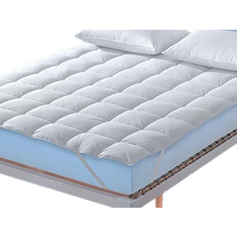 Coprimaterasso Trapuntato Topper Made In Italy Con Elastici Microfibra Bianco - Singolo 3 Coprimaterasso Trapuntato Topper Made In Italy Con Elastici Microfibra Bianco - Singolo