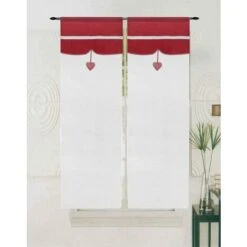 Tende Porta Finestra Coppia 2 Pz Interno Semitrasparente Tessuto Bordeaux - 60x150 Cm 8 Tende Porta Finestra Coppia 2 Pz Interno Semitrasparente Tessuto Bordeaux - 60x150 Cm -Vendite ATMOSPHERA || None || Maxwell & Williams 53924984 3